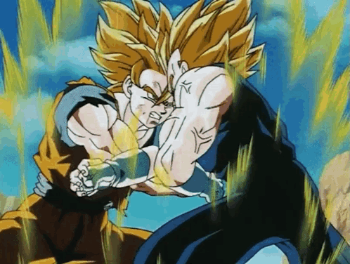 Goku Majin Vegeta GIF