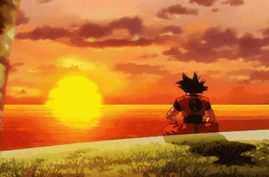 Goku Peace GIF