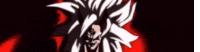 Goku Serious King Anime Sticker