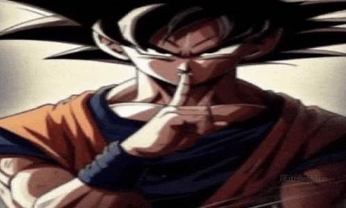 Goku Shush Meme