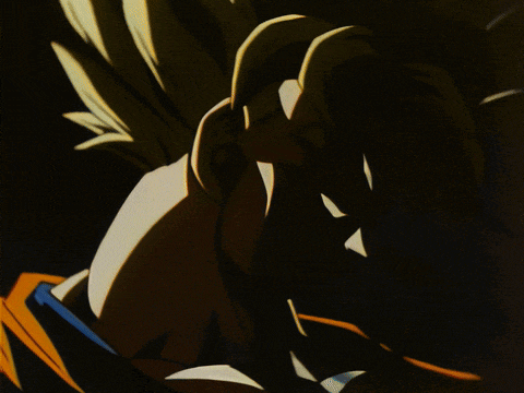 Goku Stare GIF
