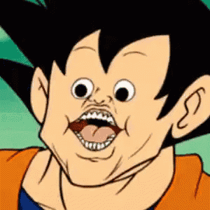 Goku Triggered GIF