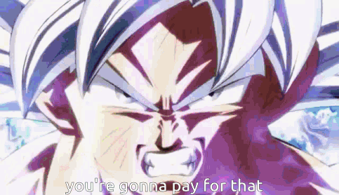 Goku Vs Jiren Son Goku Gets Angry GIF