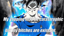 Goku Yapping Ultra Instinct GIF