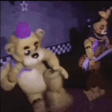 Golden Freddy Dancing GIF