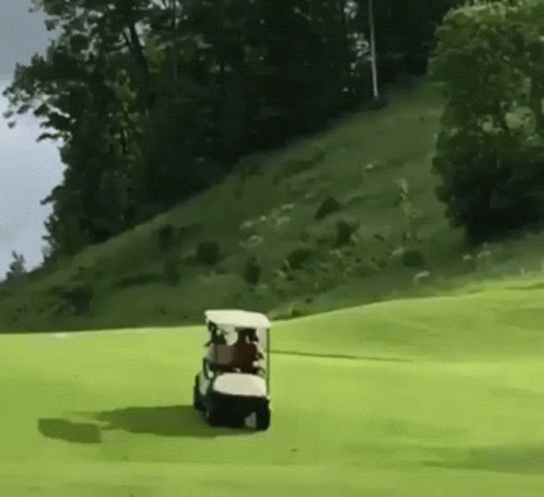 Golf Cart Jump GIF