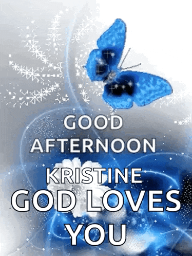 Good Afternoon Blue GIF
