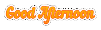 Good Afternoon Sticker