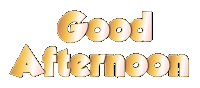 Good Afternoon Sticker