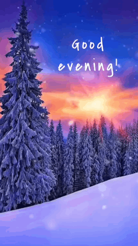 Good Evening Gif Winter GIF. This 280 x 498 animated GIF is part of our immagini buona serata collection. Related themes include winter. Created by…