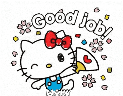Good Job Hello Kitty GIF