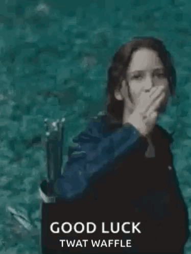 Good Luck Three Finger Salute GIF. This 374 x 498 animated GIF is part of our hunger games salute collection. Related themes include good luck. Created by…