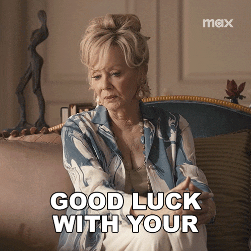Good Luck With Your Career Deborah Vance GIF