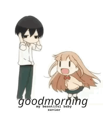 Good Morning Anime Beautiful Xavier GIF