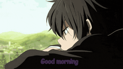 Good Morning Anime GIF