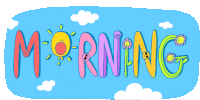 Good Morning Sticker
