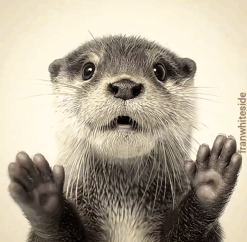 Good Morning Baby Otter GIF