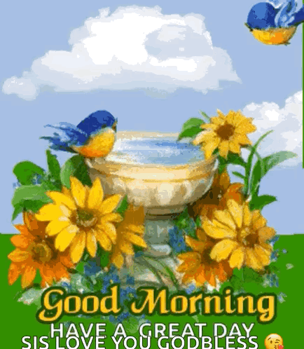 Good Morning Bird GIF