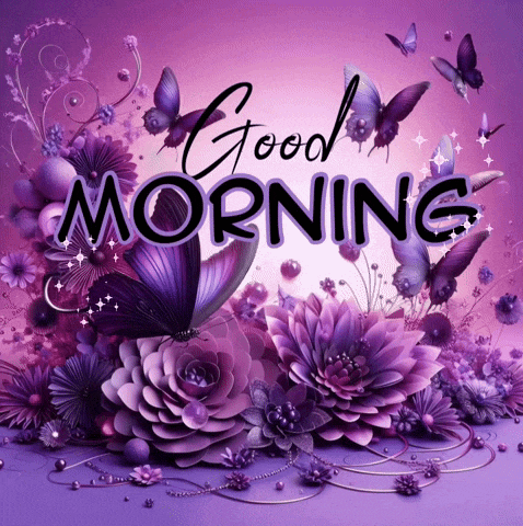 Good Morning Butterflies GIF