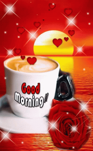 Good Morning Coffee GIF. This 309 x 498 animated GIF is part of our guten morgen am mittwoch collection. Related themes include coffee, good morning…