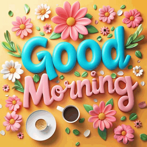Good Morning Flowers Meme