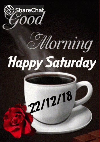 Good Morning Happy Saturday GIF