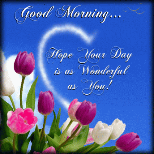 Good Morning Heart GIF
