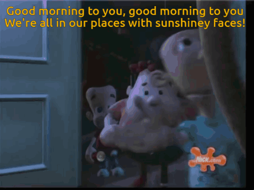 Good Morning Jimmy Neutron GIF