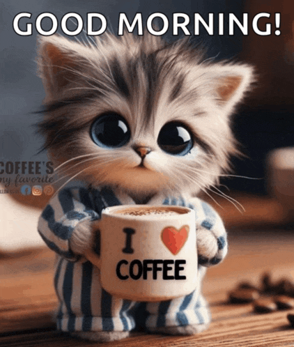 Good Morning Kitty Meme