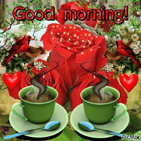 Good Morning Love And Good Morning GIF. This 498 x 498 animated GIF is part of our liebe gruse zum donnerstag collection. Related themes include good…