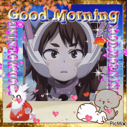 Good Morning Ochako GIF