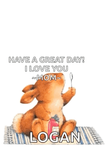 Good Morning Rabbit GIF