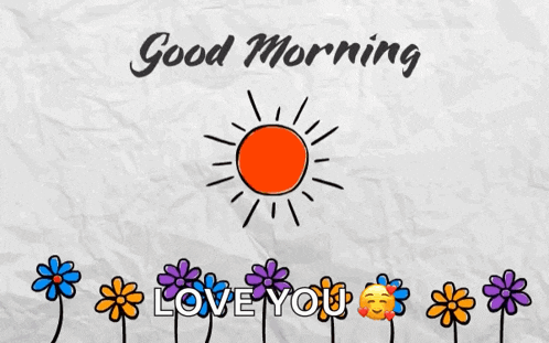 Good Morning Spring Flowers GIF