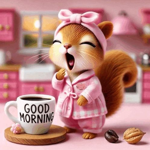 Good Morning Squirrel Meme