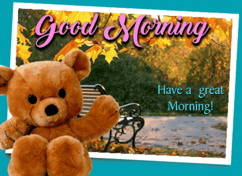 Good Morning Teddy Bear GIF. This 498 x 363 animated GIF is part of our montag morgen collection. Related themes include good morning, morning. Created by…