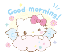 Good Morning Sticker