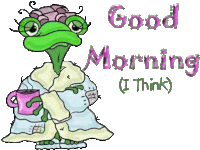 Good Morning Sticker