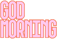 Good Morning Sticker