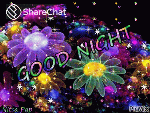 Good Night शुभरात्रि GIF. This 498 x 373 animated GIF is part of our liebe gruse zum donnerstag collection. Related themes include good evening, good night…