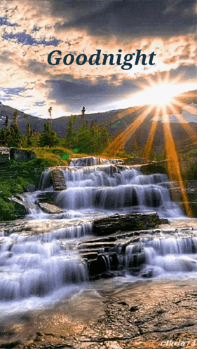 Good Night Beautiful Scenery GIF