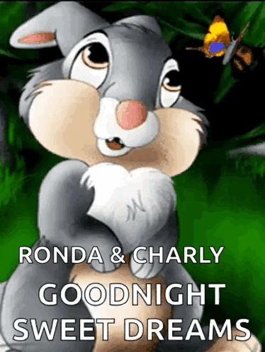 Good Night Bunny GIF. This 374 x 498 animated GIF is part of our schlaf gut und traum was schones collection. Related themes include bunny, disney, good…