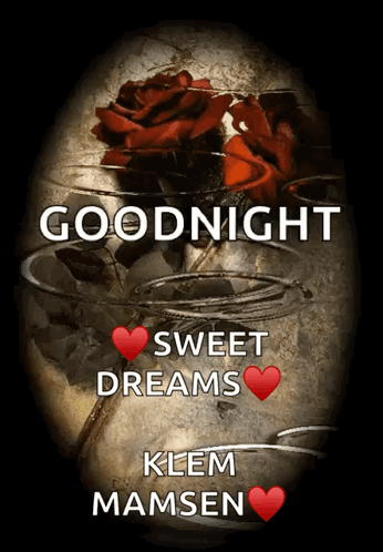 Good Night Flowers GIF
