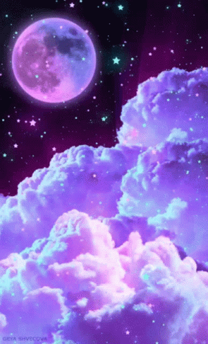 Good Night Full Moon GIF