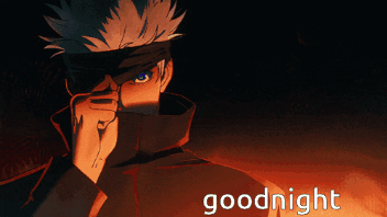 Good Night Gojo GIF