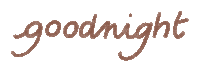 Good Night Goodnight Sticker