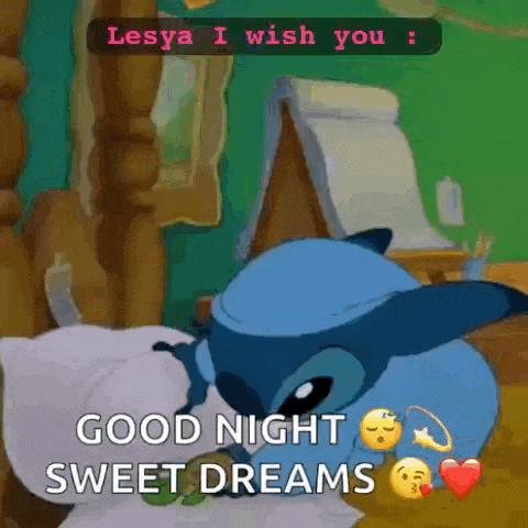 Good Night Lesya Stitch Lesya Night GIF