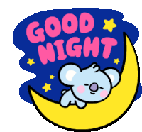 Good Night Sticker