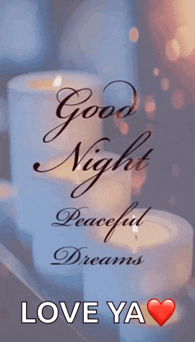 Good Night Peaceful Dreams GIF