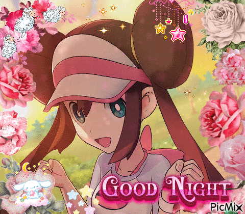 Good Night Rosa Pokemon GIF