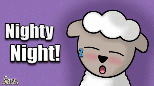 Good Night Sheep GIF. This 498 x 280 animated GIF is part of our counting sheep collection. Related themes include bedtime, good night, sleep. Created by…
